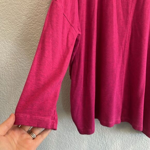 Bryn Walker Pink Dolman Sleeve Scoop Neck Tunic Size Small - Picture 3 of 8